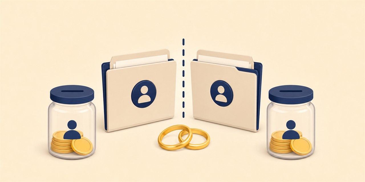 Roth IRA Contributions When You File Separately From Your Spouse — Roth IRA Contributions When You File Separately From Your Spouse featured illustration